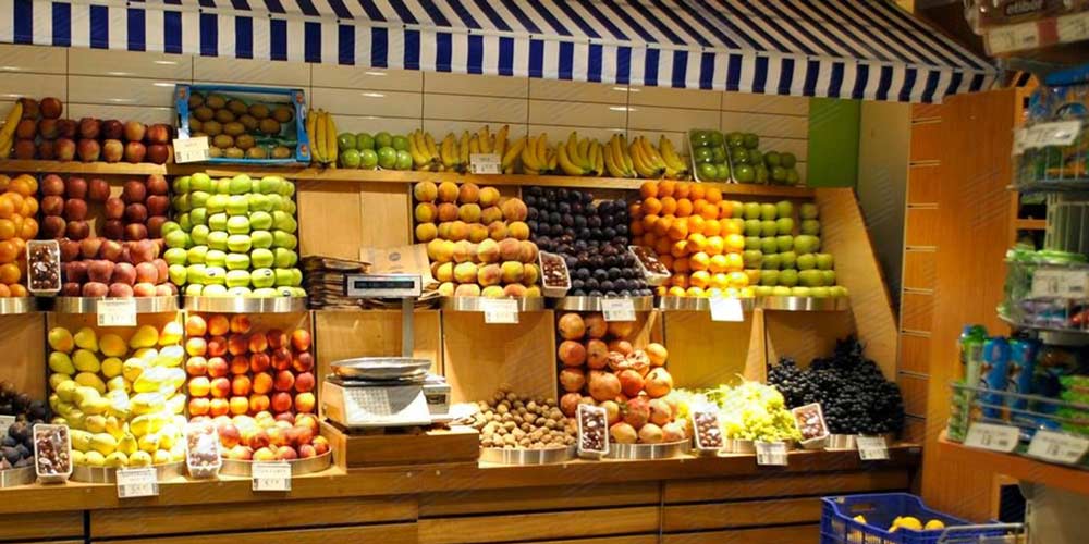 دکور میوه فروشی کوچک
